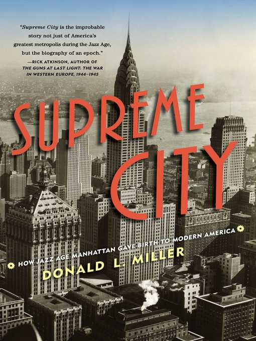 Title details for Supreme City by Donald L. Miller - Available